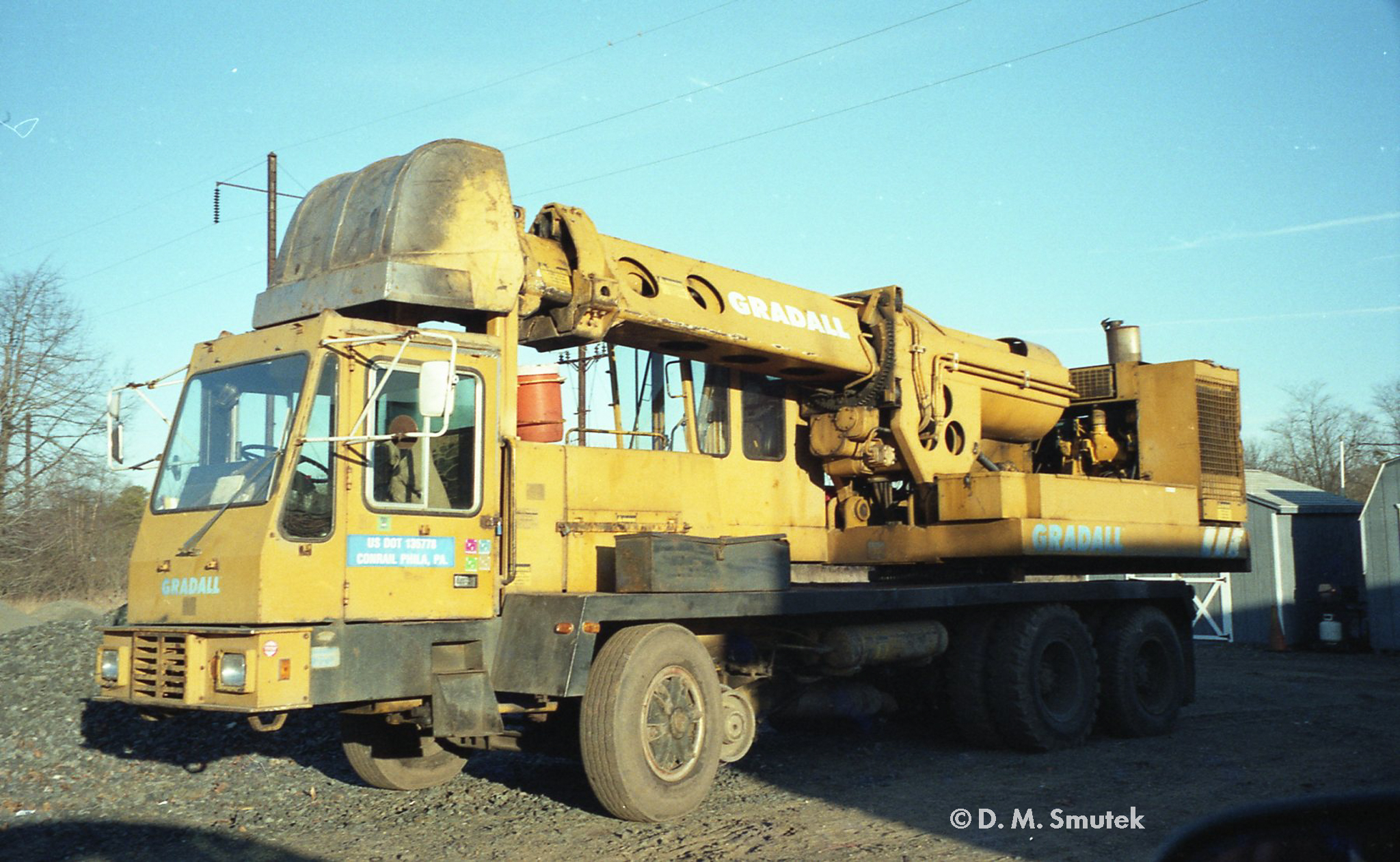 CR Excavator Sayreville, NJ Winter 2000 Conrail Photo Archive